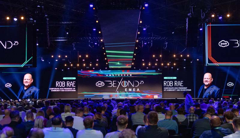 The stage at Pax8 Beyond EMEA