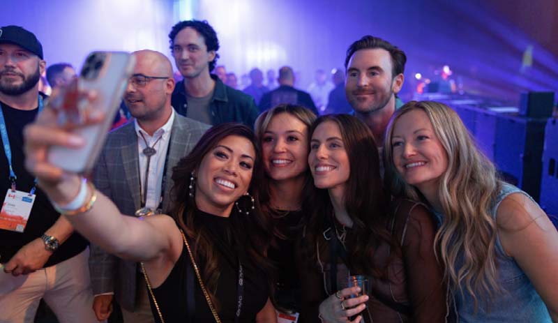 The crowd at the Pax8 Beyond 2026 afterparty