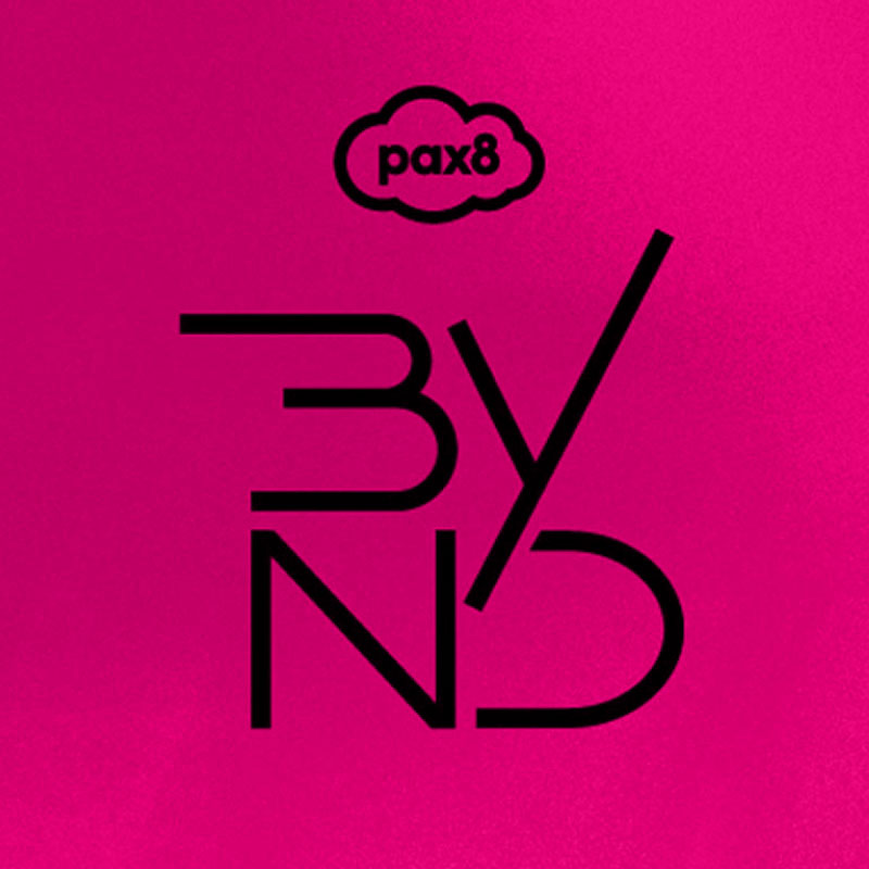 BYND logo on pink background